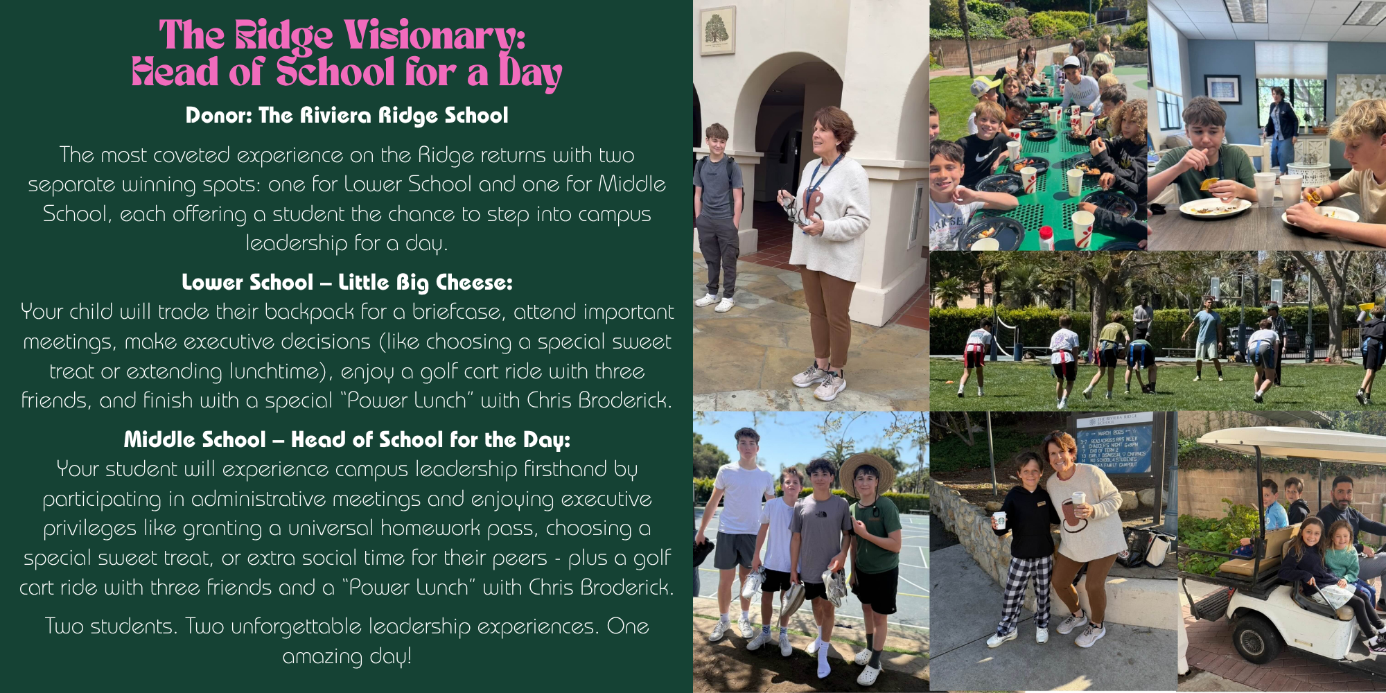 Head of School for The Day